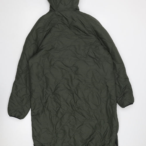 Goodmove Womens Green Quilted Coat Size 12 Zip