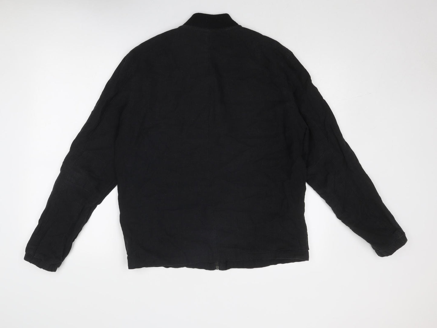 H&M Mens Black Jacket Size S Zip