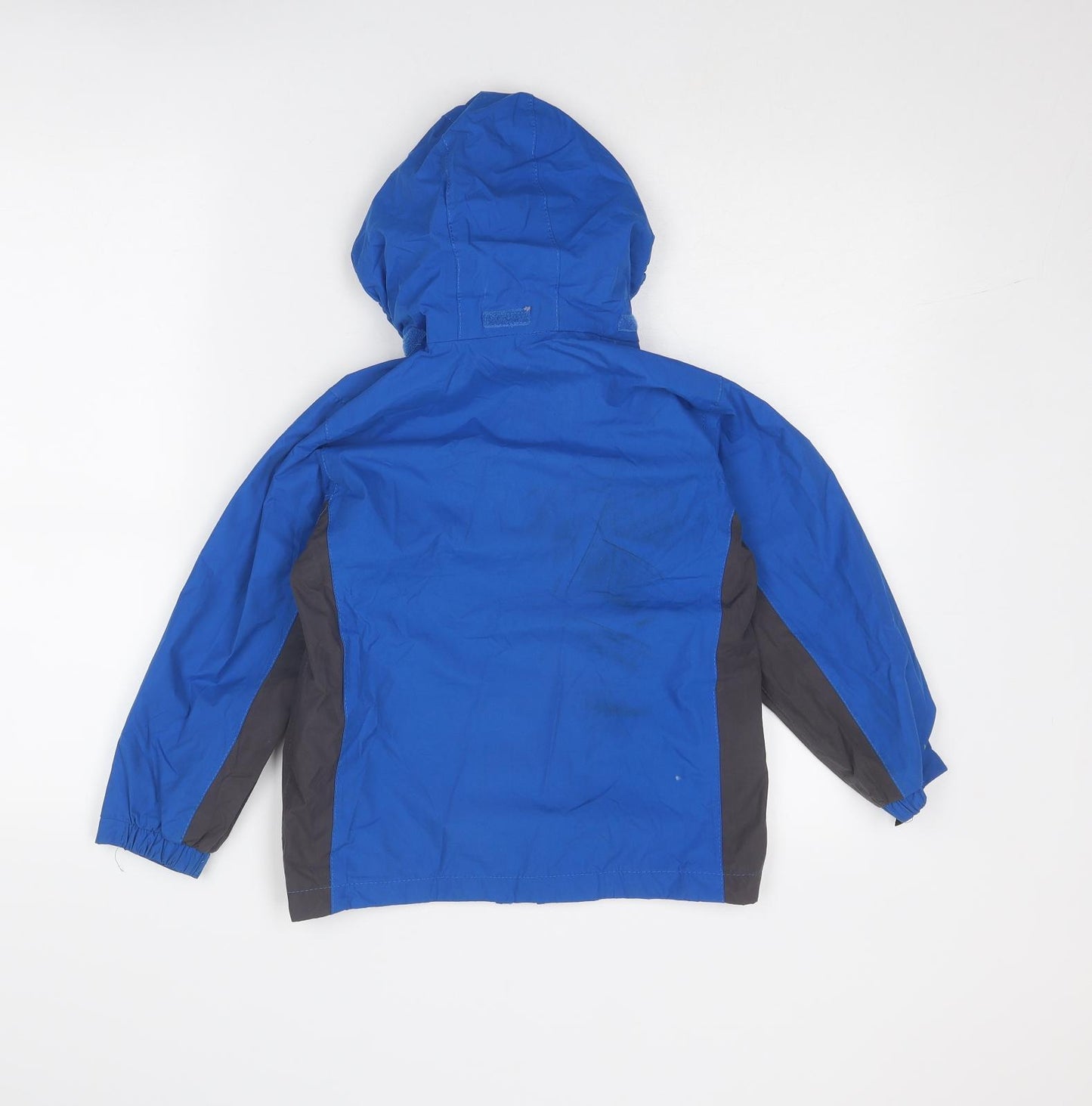 Regatta Boys Blue Colourblock Windbreaker Jacket Size 5-6 Years Zip