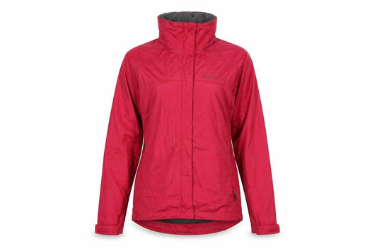 Front view of Quechua women’s pink jacket, size XS, zip