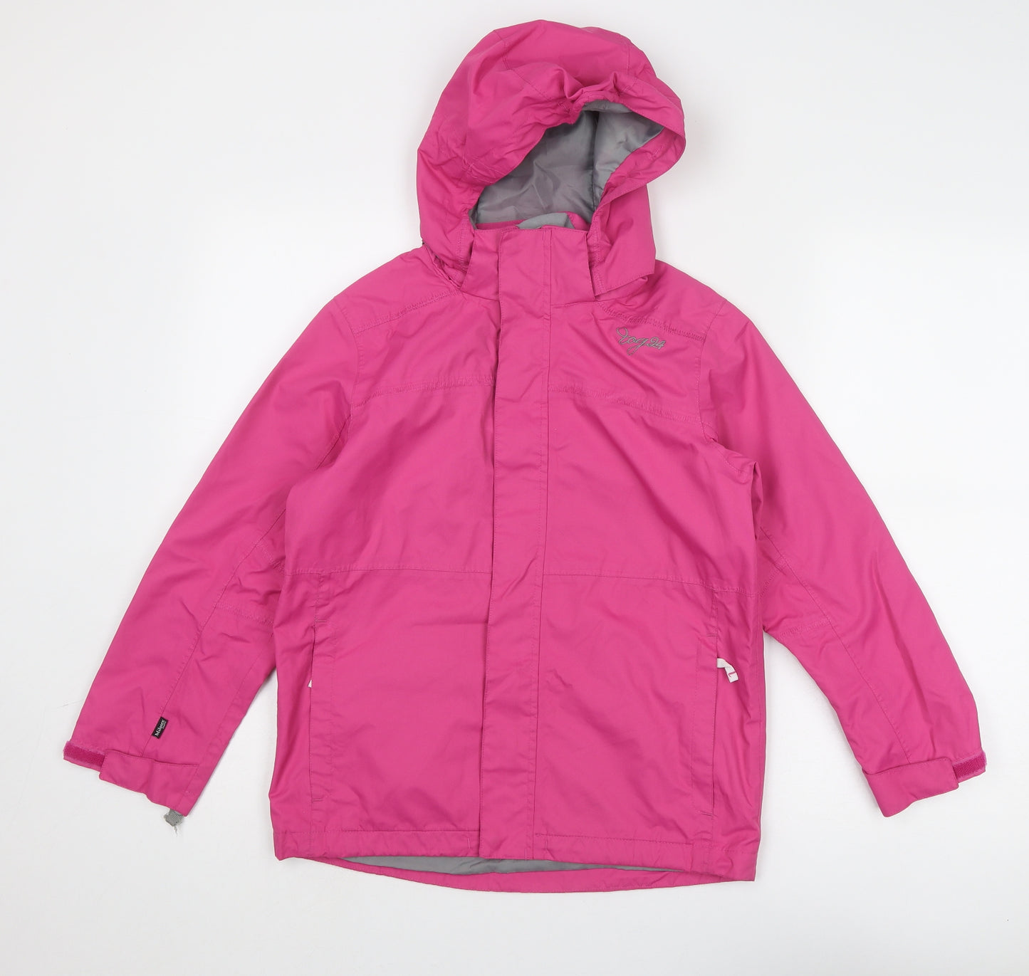 TOG24 Girls Pink Windbreaker Jacket Size 9-10 Years Zip