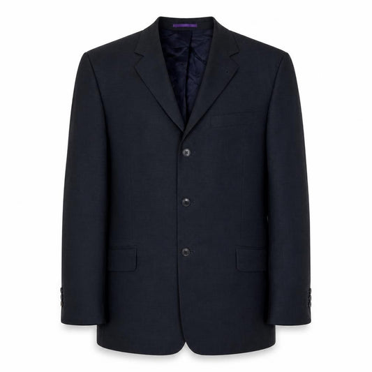 Front view of Next men’s grey wool jacket suit jacket, size 40, regular