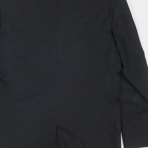 NEXT Mens Grey Wool Jacket Suit Jacket Size 40 Regular