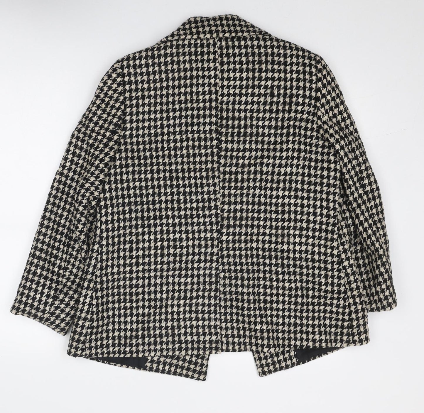 James Lakeland Womens Black Geometric Jacket Size XL Snap