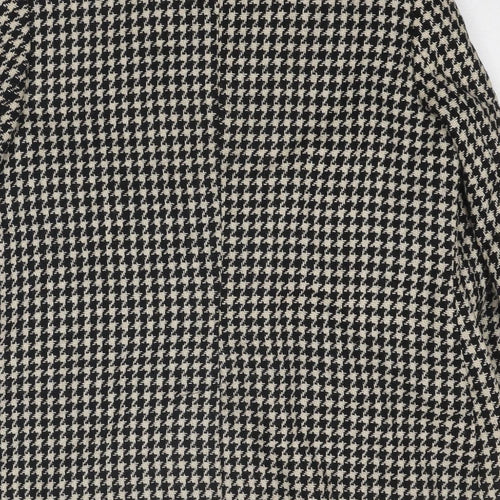 James Lakeland Womens Black Geometric Jacket Size XL Snap
