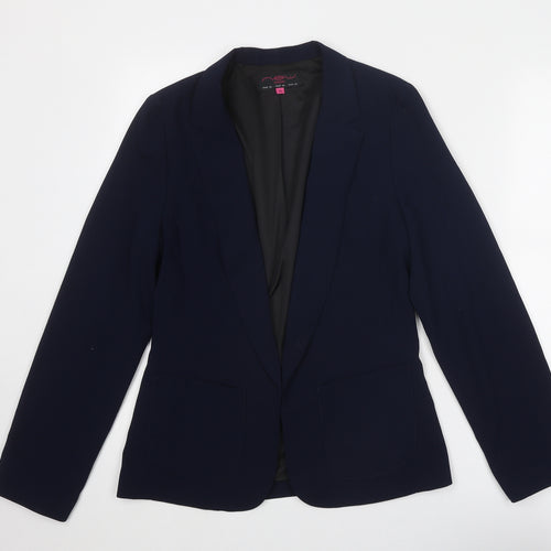 New Look Womens Blue Jacket Blazer Size 12