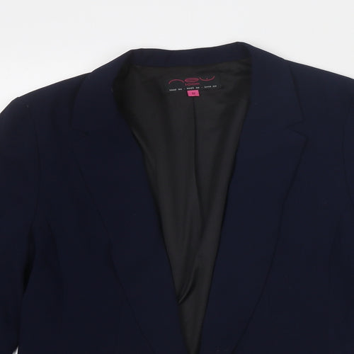 New Look Womens Blue Jacket Blazer Size 12