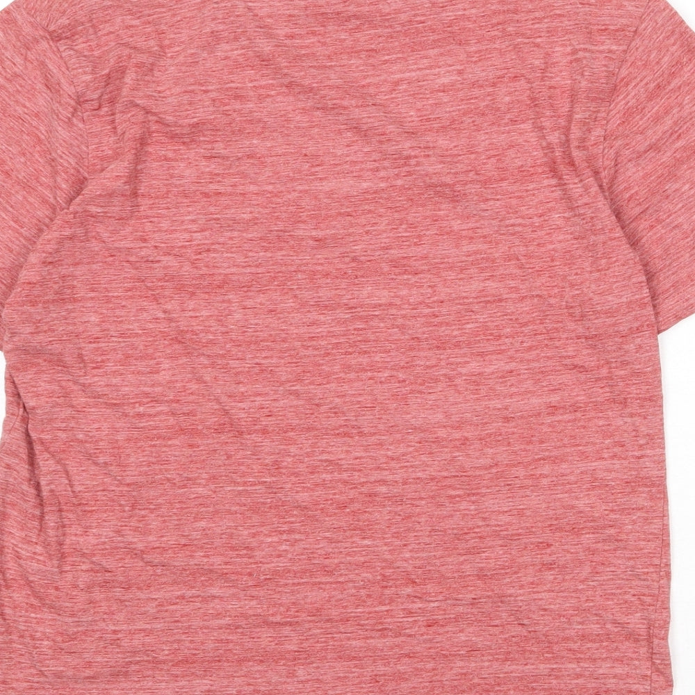 NEXT Mens Red Cotton T-Shirt Size M Round Neck