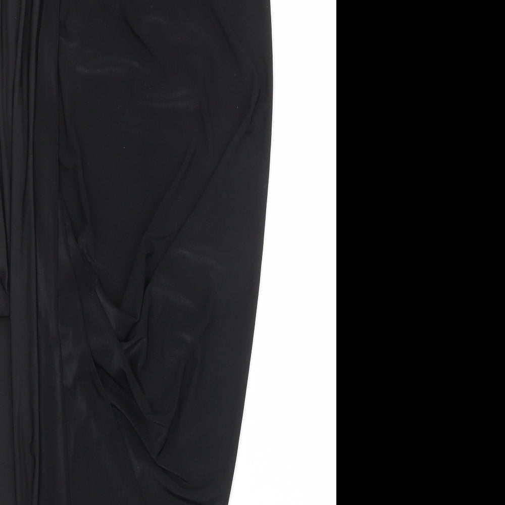 New Look Womens Black Polyester Bandage Skirt Size 10