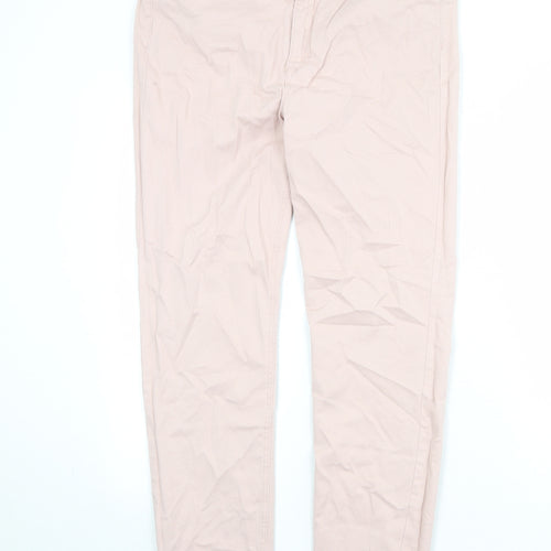 Bandolino Womens Pink Cotton Skinny Jeans Size 18 Regular Zip
