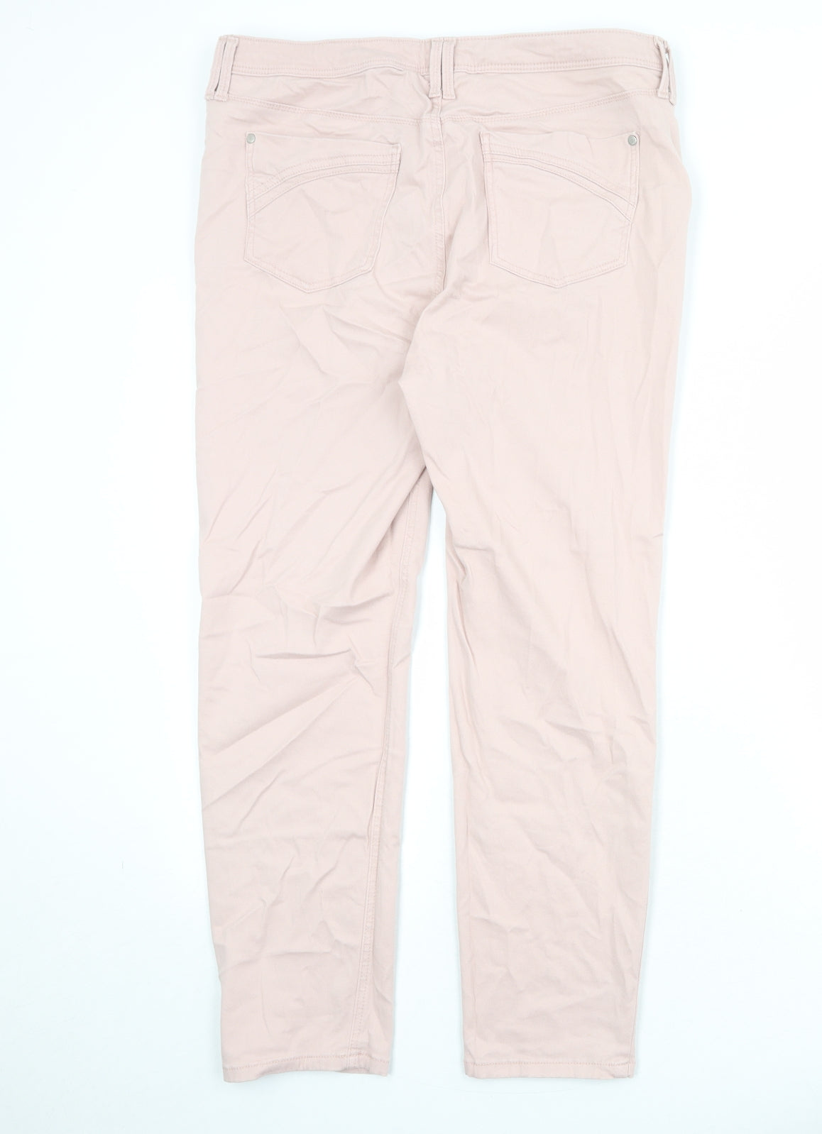 Bandolino Womens Pink Cotton Skinny Jeans Size 18 Regular Zip