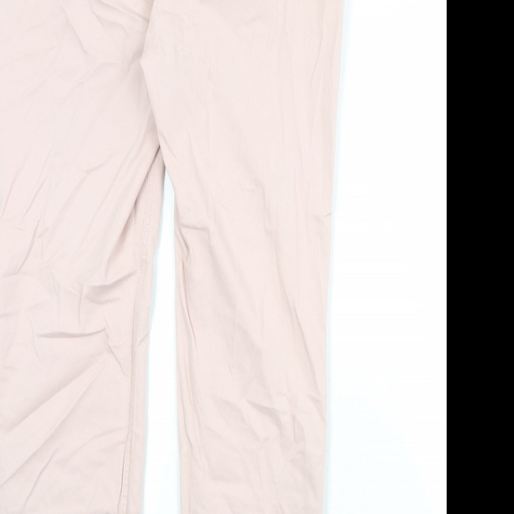 Bandolino Womens Pink Cotton Skinny Jeans Size 18 Regular Zip