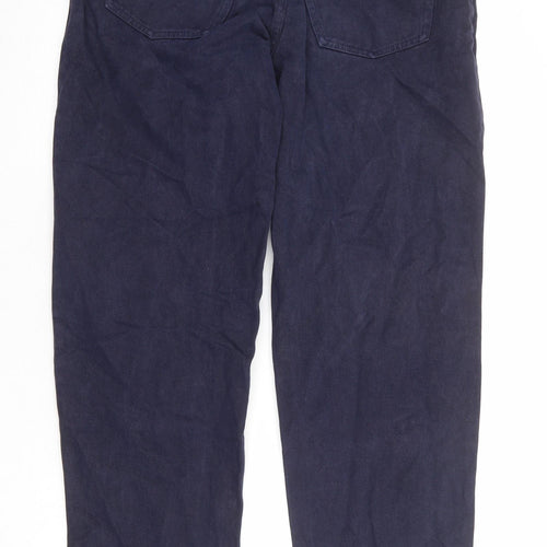 Recover Mens Blue Cotton Tapered Jeans Size 34 in Regular Zip