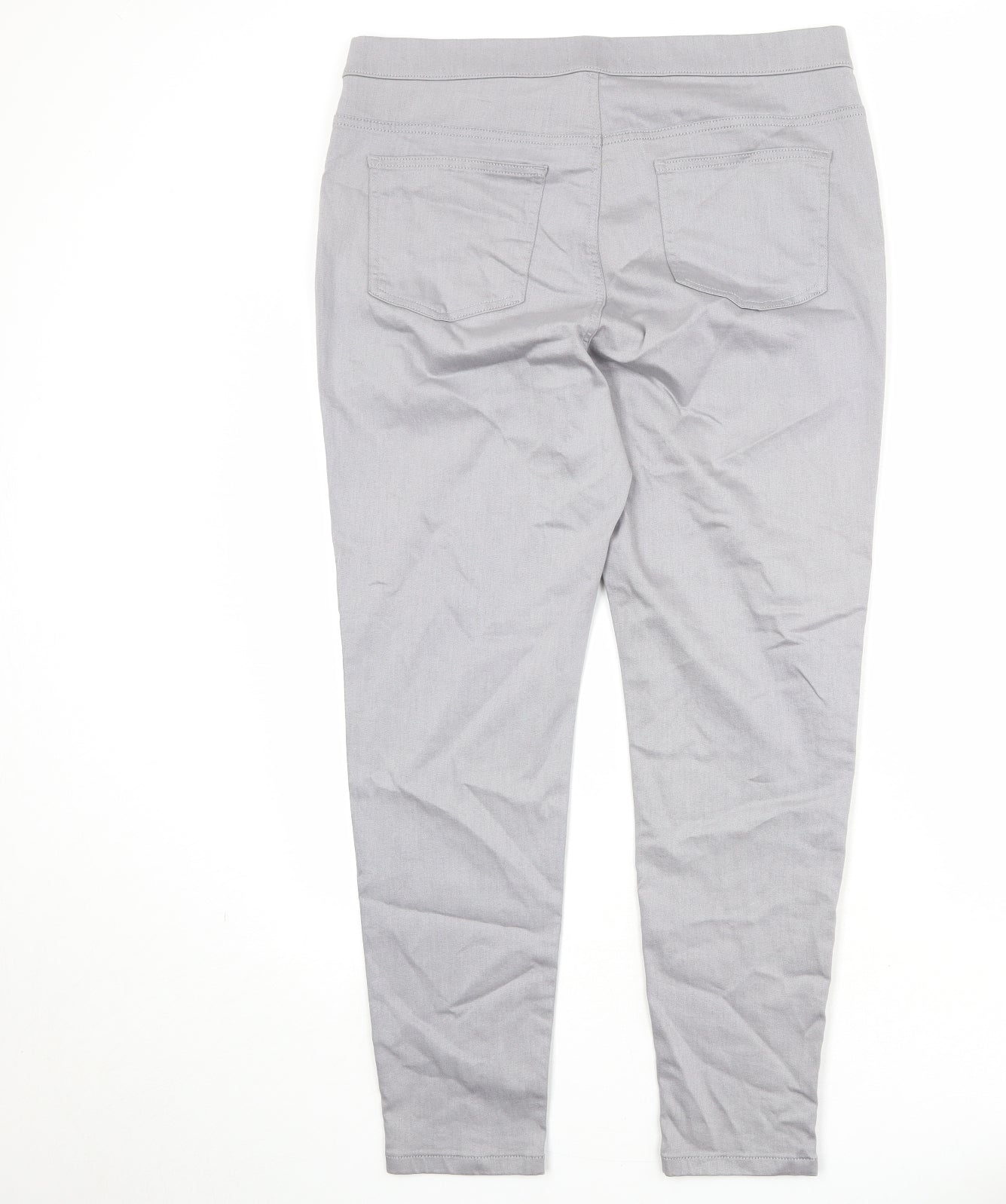 Marks and Spencer Womens Grey Cotton Jegging Jeans Size 18 Regular