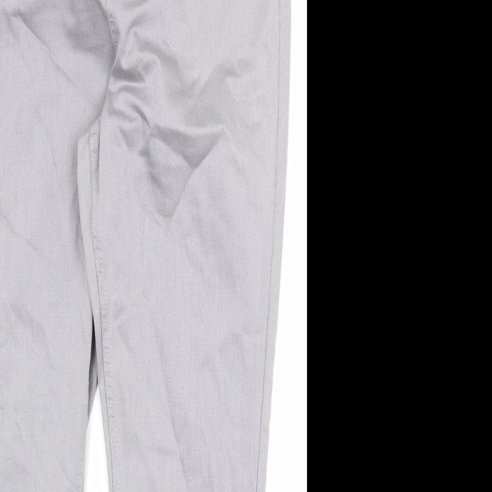 Marks and Spencer Womens Grey Cotton Jegging Jeans Size 18 Regular