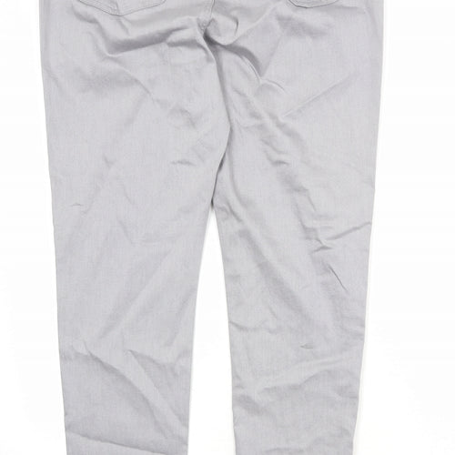 Marks and Spencer Womens Grey Cotton Jegging Jeans Size 18 Regular