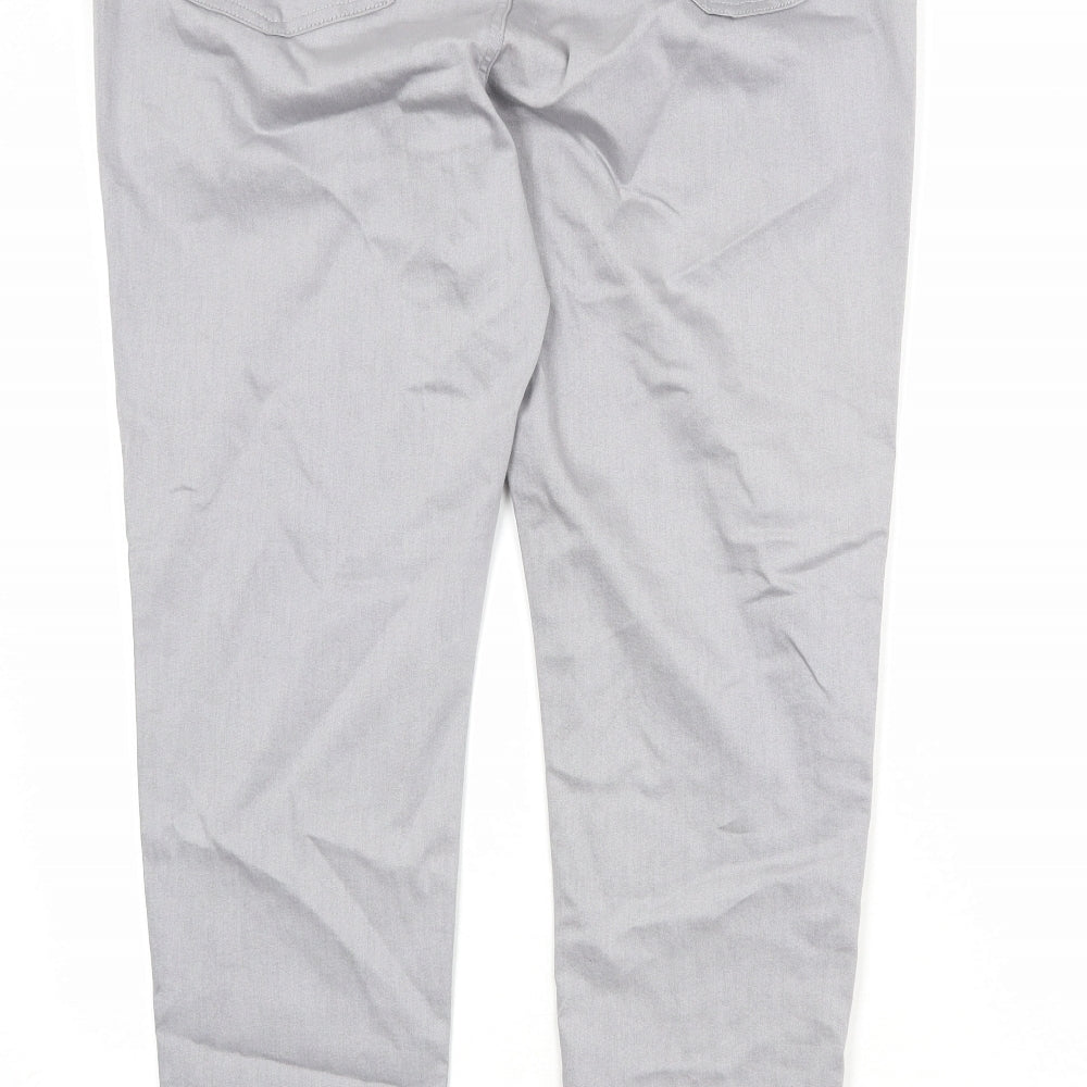 Marks and Spencer Womens Grey Cotton Jegging Jeans Size 18 Regular