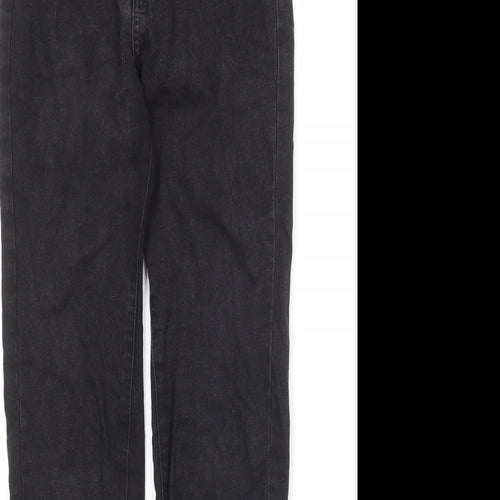 Boohoo Womens Black Cotton Skinny Jeans Size 8 Regular Zip