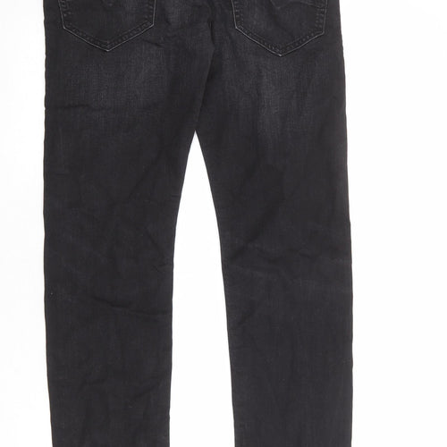 Diesel Mens Black Cotton Skinny Jeans Size 32 in Regular Zip