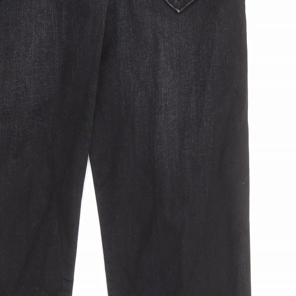 Diesel Mens Black Cotton Skinny Jeans Size 32 in Regular Zip