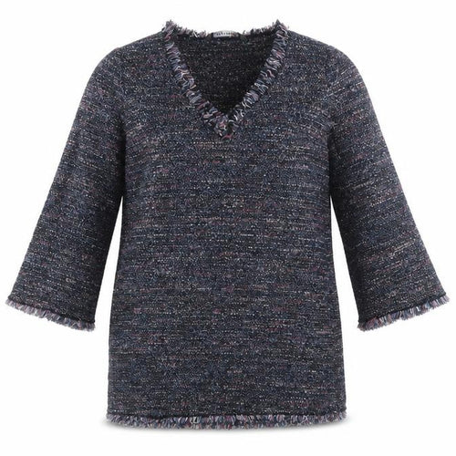 Zara Womens Black Geometric Cotton Jumper Dress Size M V-Neck Pullover
