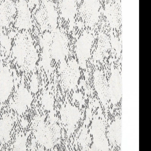 Marks and Spencer Womens Beige Animal Print Viscose Straight & Pencil Skirt Size 14 - Snakeskin Pattern