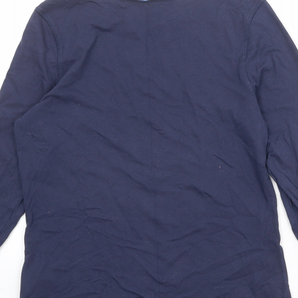 Craghoppers Womens Blue 100% Cotton Basic T-Shirt Size 8 Boat Neck