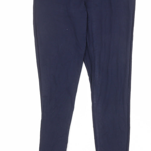 Marks and Spencer Womens Blue Viscose Carrot Leggings Size 10