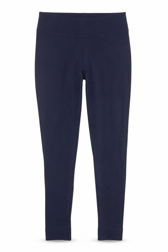 Marks and Spencer Womens Blue Viscose Carrot Leggings Size 10