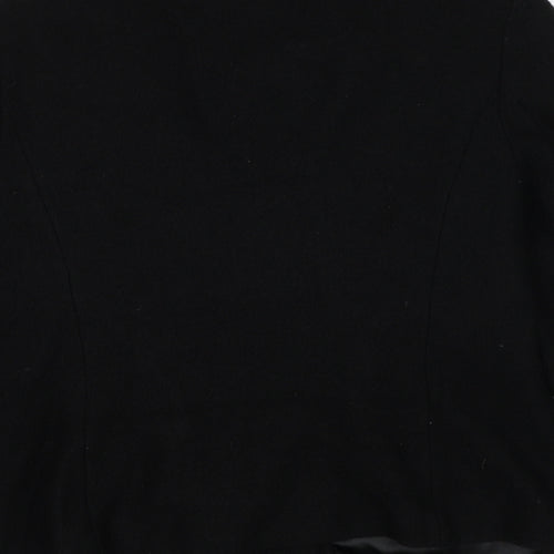 Marks and Spencer Womens Black Jacket Size 14 Zip