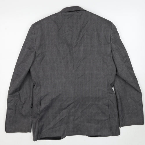 Burton Mens Grey Polyester Jacket Suit Jacket One Size Regular