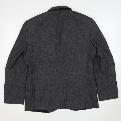 NEXT Mens Grey Wool Jacket Blazer Size 40 Regular