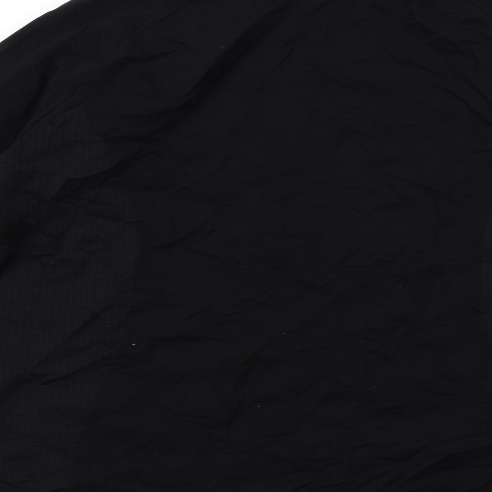H&M Womens Black Polyamide Full Zip Sweatshirt Size L Zip