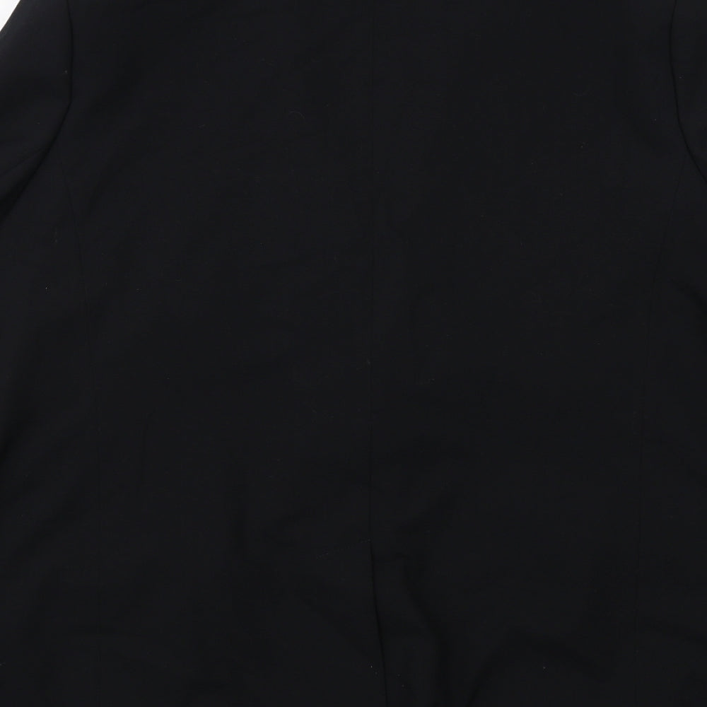 Marks and Spencer Womens Black Polyester Jacket Suit Jacket Size 18