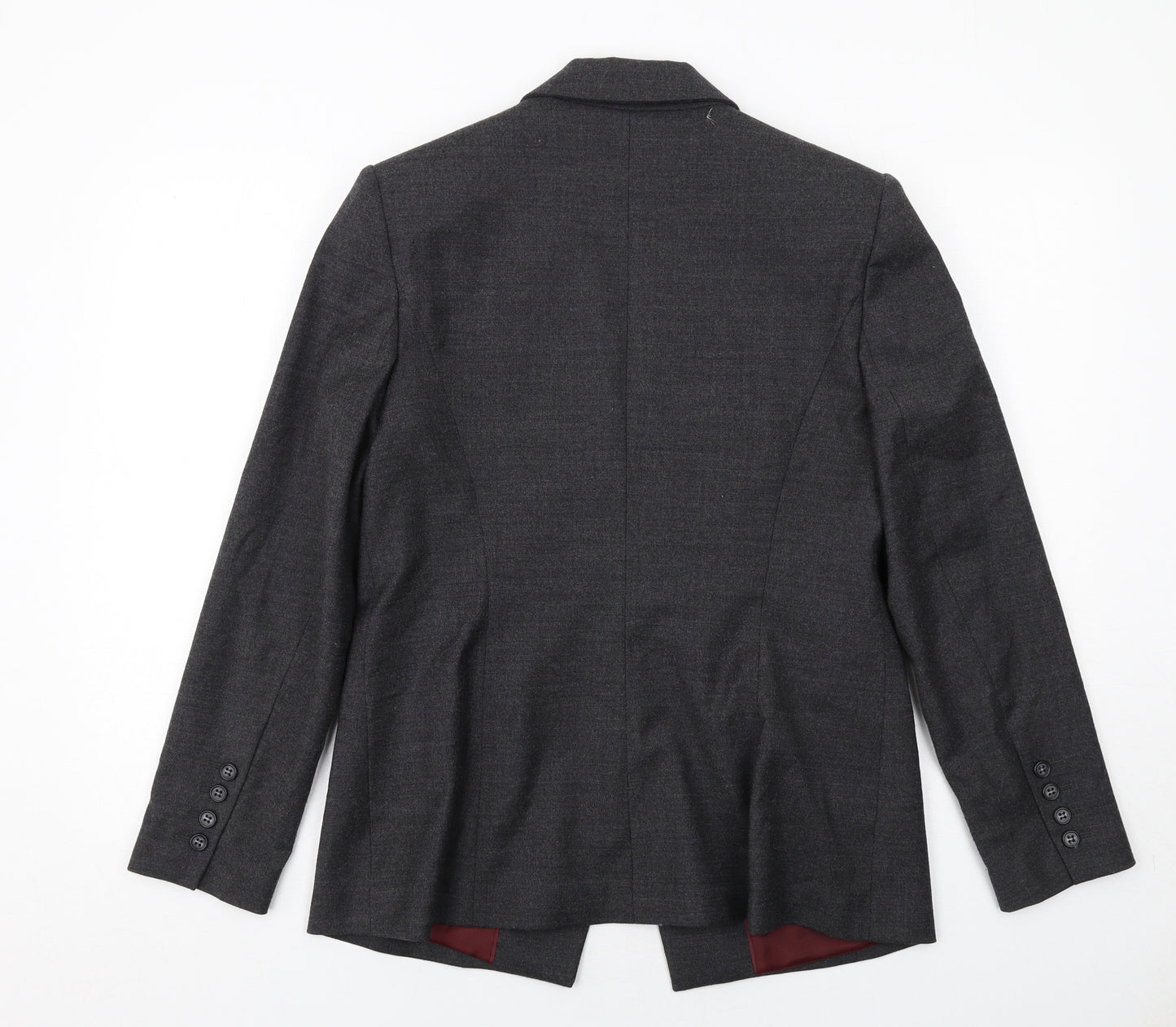 Marks and Spencer Womens Grey Wool Jacket Suit Jacket Size 14