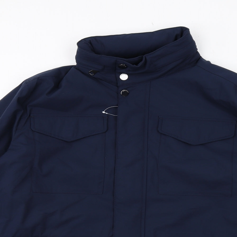Marks and Spencer Mens Blue Jacket Size XL Zip