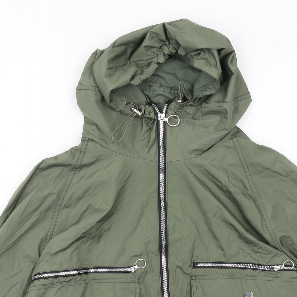 Zara Womens Green Jacket Size XS Zip