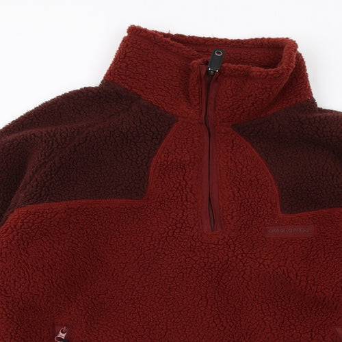 Craghoppers Mens Red Polyester Pullover Sweatshirt Size S