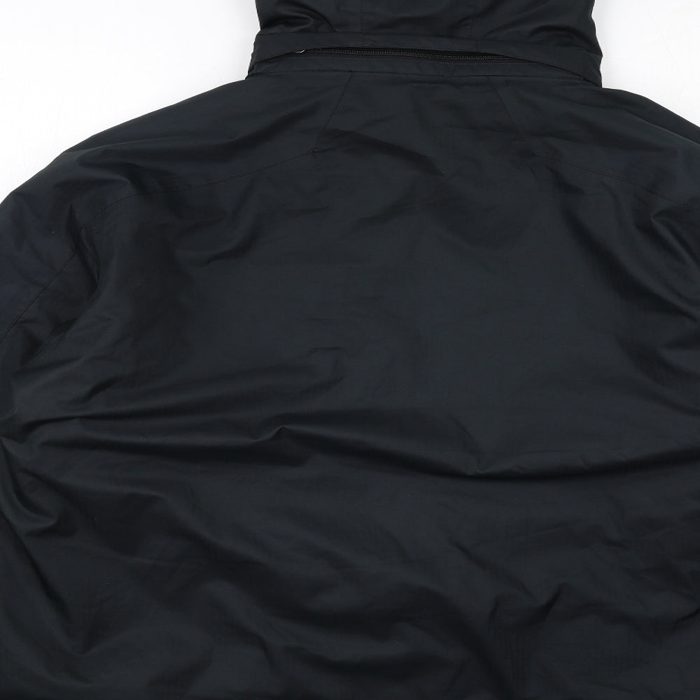 TOG24 Mens Black Windbreaker Jacket Size XL Zip