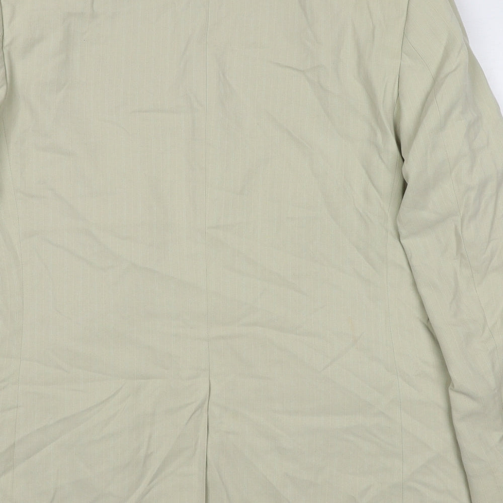 Marks and Spencer Mens Beige Lyocell Jacket Blazer Size 40 Regular