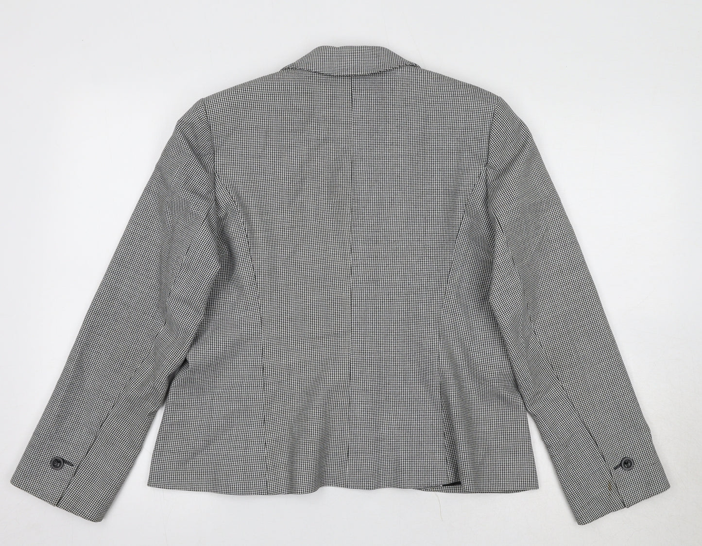 Marks and Spencer Womens Black Polyester Jacket Blazer Size 16