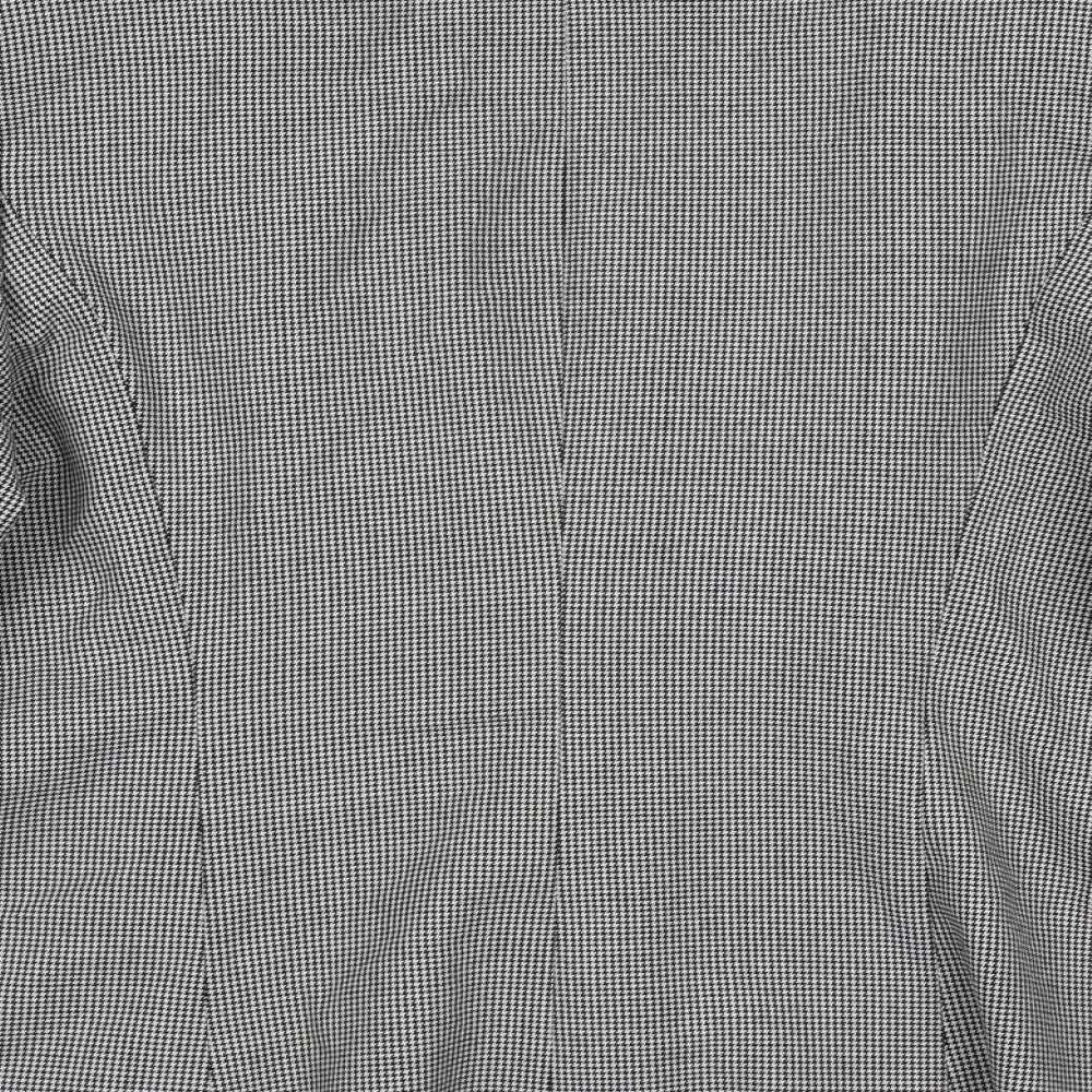 Marks and Spencer Womens Black Polyester Jacket Blazer Size 16