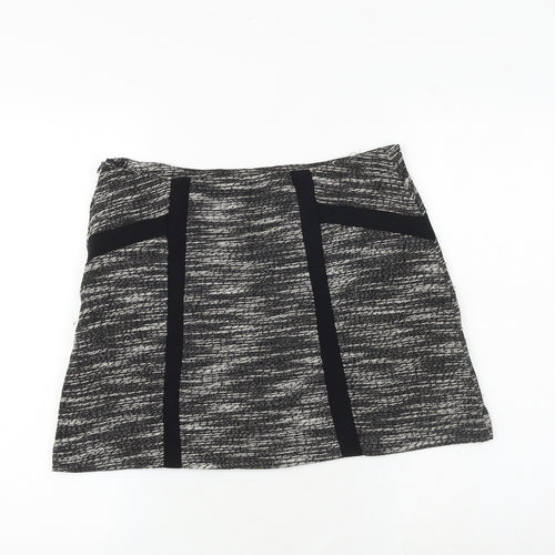 New Look Womens Black Cotton A-Line Set Size 12 Zip