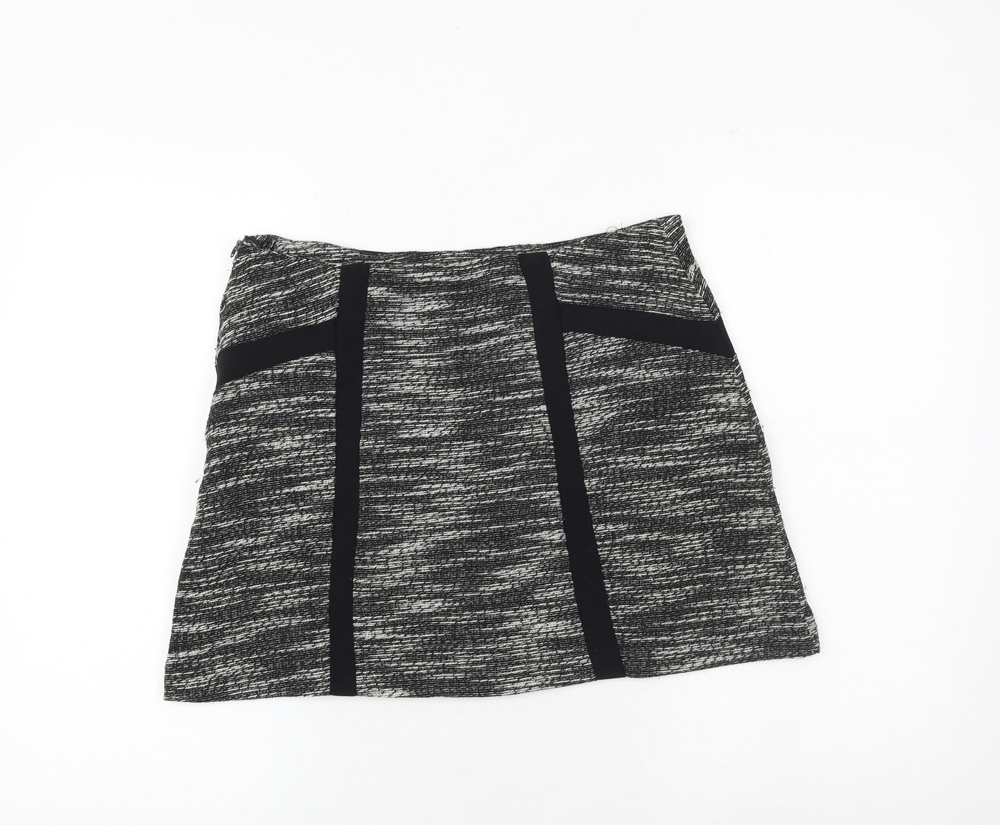 New Look Womens Black Cotton A-Line Set Size 12 Zip