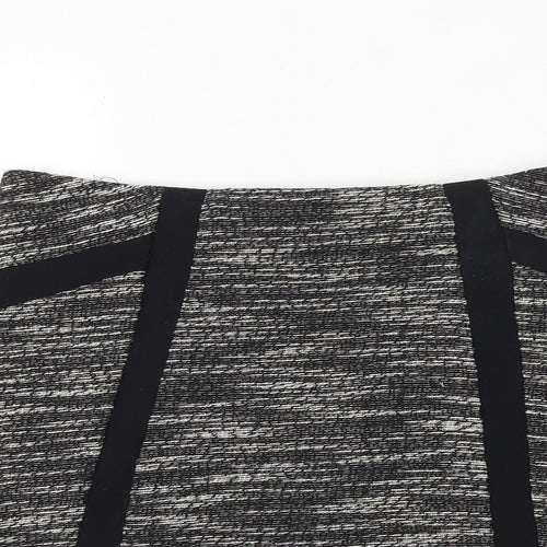 New Look Womens Black Cotton A-Line Set Size 12 Zip