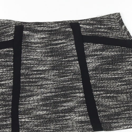 New Look Womens Black Cotton A-Line Set Size 12 Zip