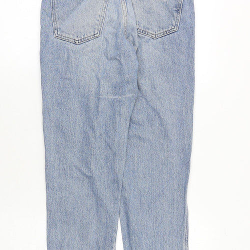 Topshop Womens Blue Cotton Skinny Jeans Size 25 in Regular Zip