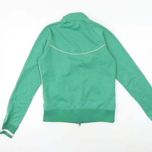 Nike Boys Green Bomber Jacket Jacket Size 11-12 Years Zip