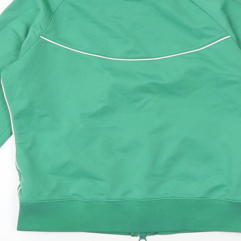 Nike Boys Green Bomber Jacket Jacket Size 11-12 Years Zip