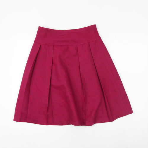 Oasis Womens Pink Polyester Tulip Skirt Size 8 Zip